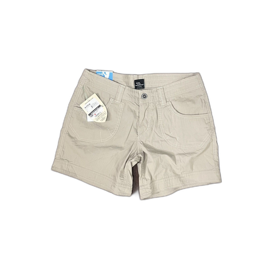 Kuhl Kontra Shorts Khaki Women's Size 6 Hiking Outdoor 6" Inseam NWT
